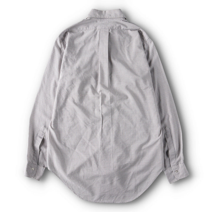 60'S Brooks Brothers 6-button long sleeve button-down check shirt, men's size S, vintage /evb005967
