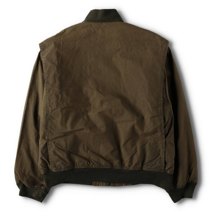 POLO by Ralph Lauren Tanker Jacket, Waxed Cotton, Oiled, Men's Size L cotton brown type Vintage Second Hand