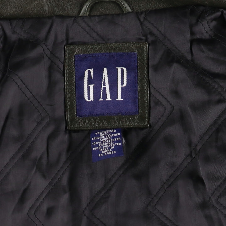 00'S GAP Leather Blouson Type Men's XS Size /evb005976