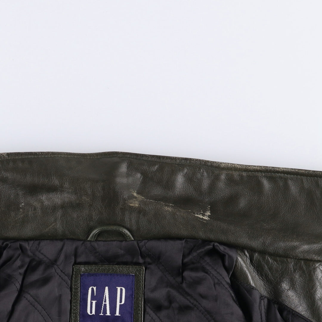 00'S GAP Leather Blouson Type Men's XS Size /evb005976