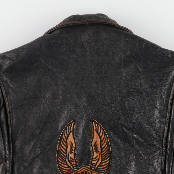 70'S LESCO Harley-Davidson Double Rider Jacket Men's L Vintage /evb005978