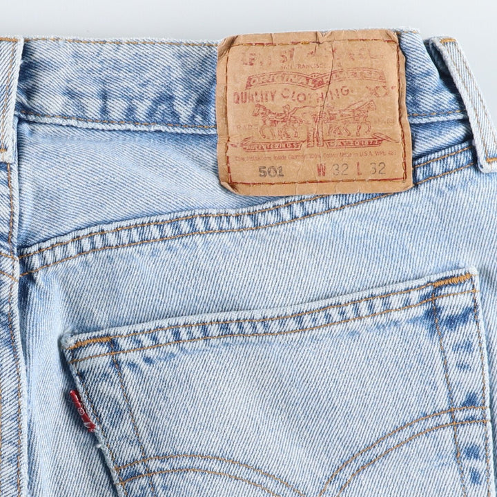 90'S Levi's 501 Straight Denim Pants Made in USA Men's W31 Vintage /evb006034