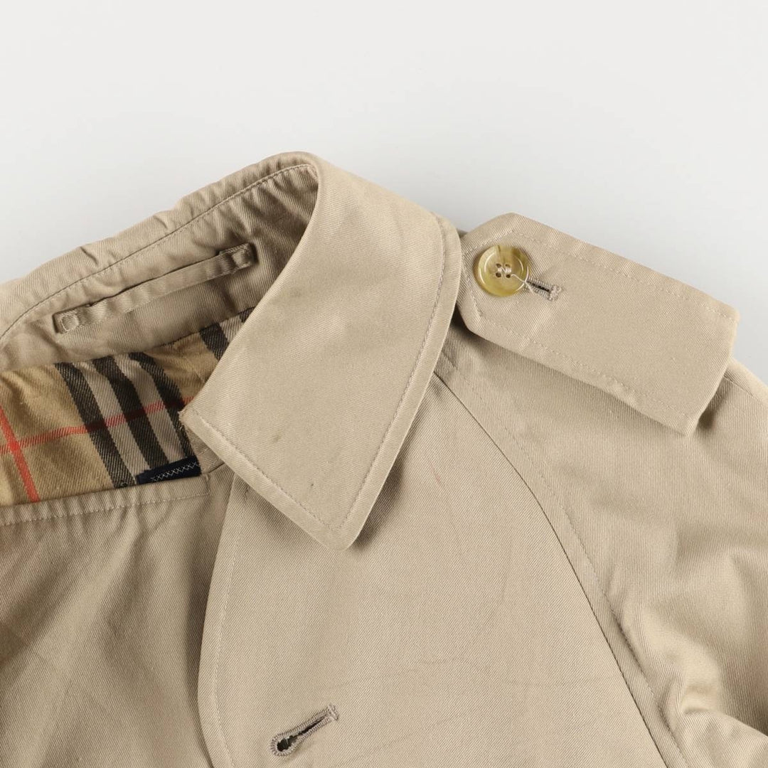 80s-90'S Burberry trench coat, made in England, women's size L cotton Beige type Vintage Second Hand