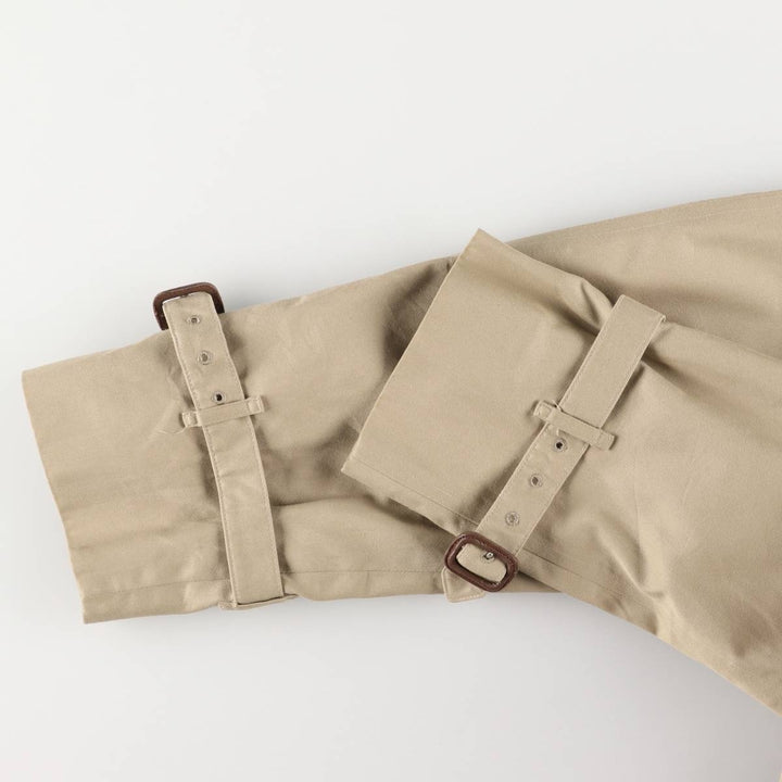 80s-90'S Burberry trench coat, made in England, women's size L cotton Beige type Vintage Second Hand