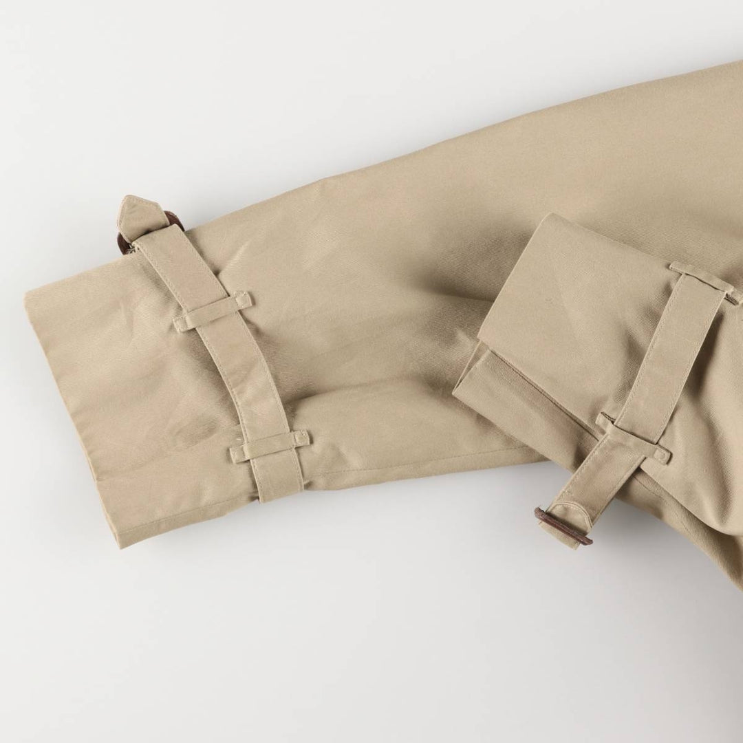 80s-90'S Burberry trench coat, made in England, women's size L cotton Beige type Vintage Second Hand