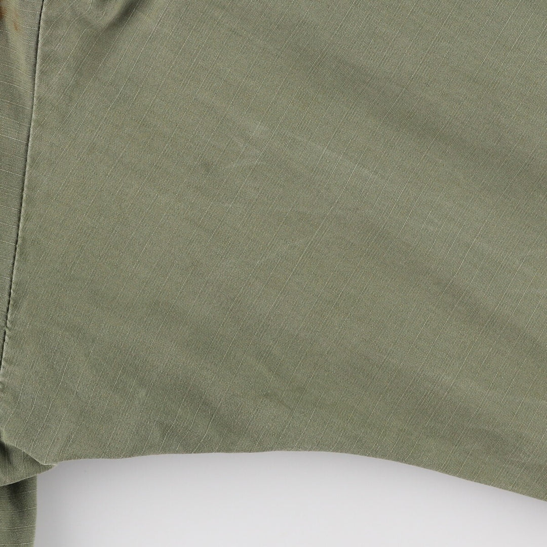 70'S US Military Jungle Fatigue 4th Military Field Jacket Made in USA SMALL-LONG Men's S equivalent /evb006123