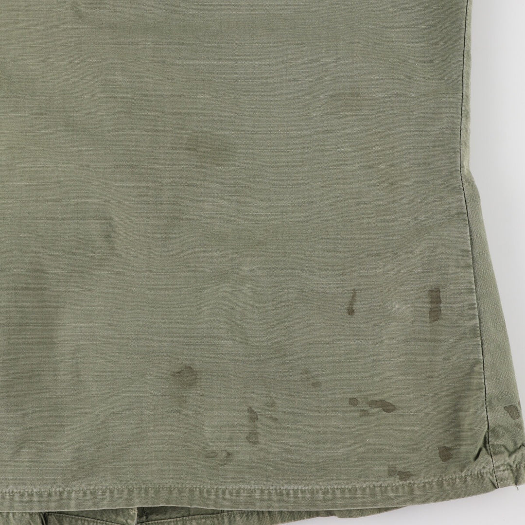 70'S US Military Jungle Fatigue 4th Military Field Jacket Made in USA SMALL-LONG Men's S equivalent /evb006123