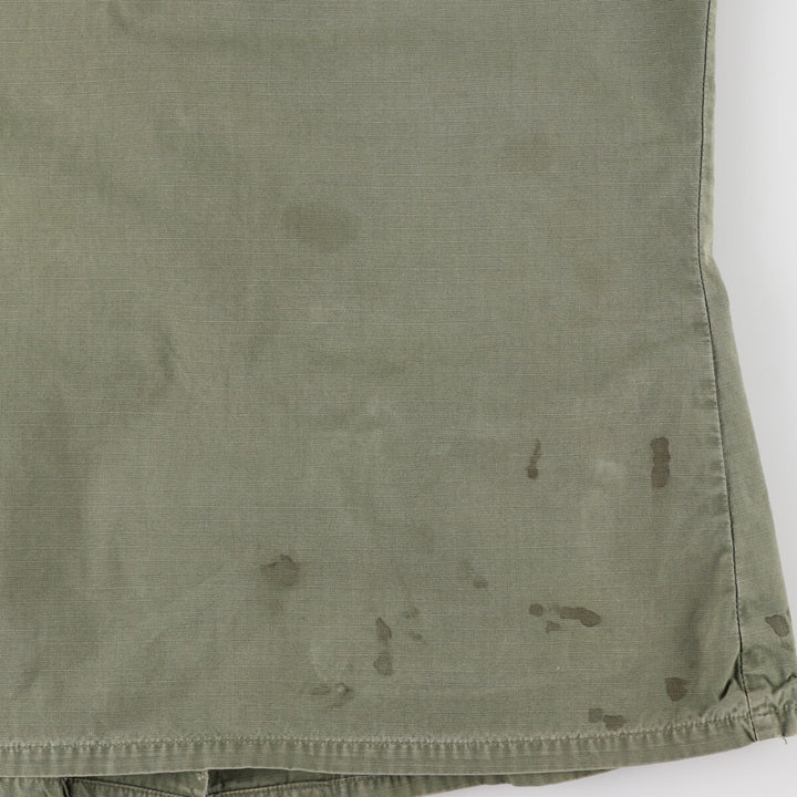 70'S US Military Jungle Fatigue 4th Military Field Jacket Made in USA SMALL-LONG Men's S equivalent /evb006123