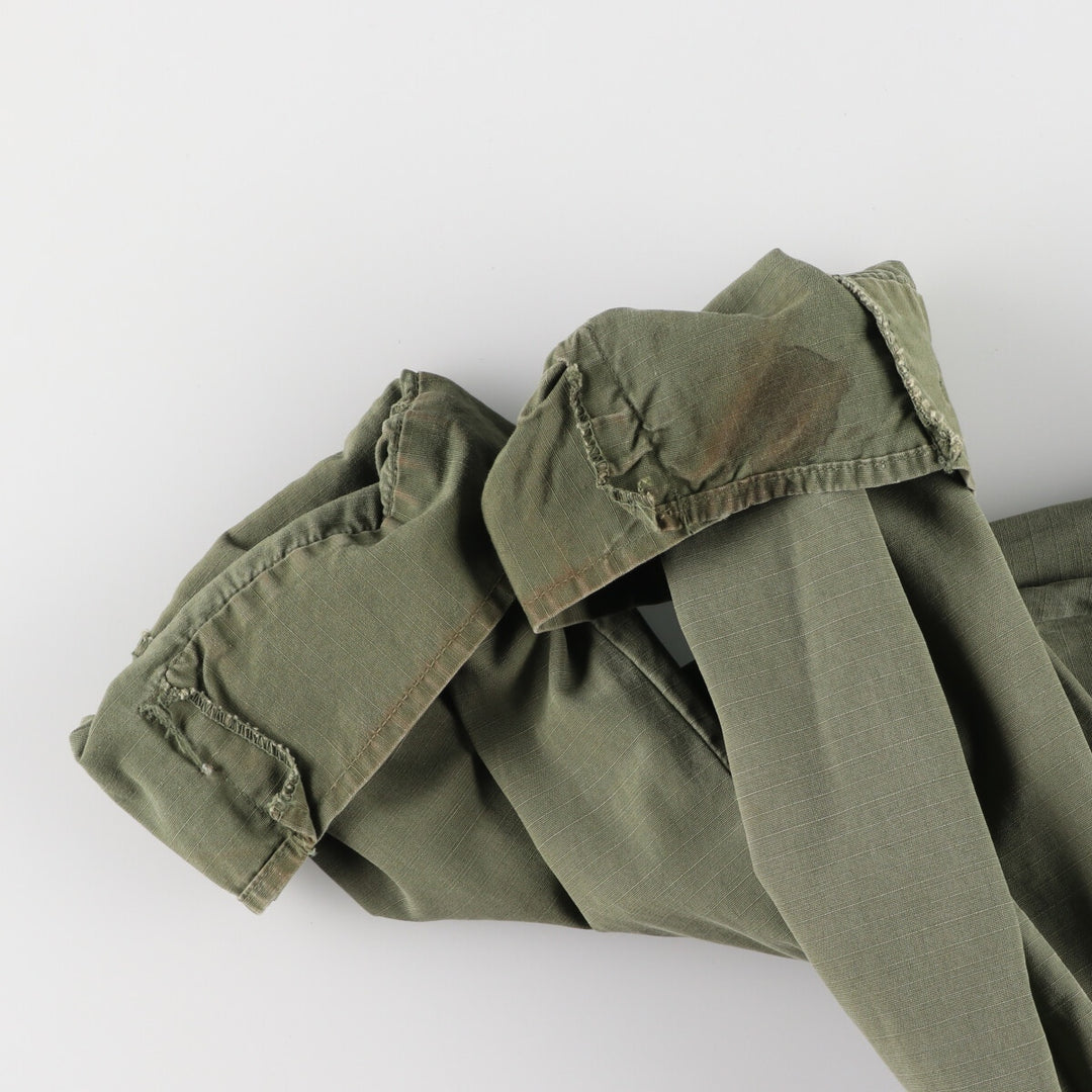 70'S US Military Jungle Fatigue 4th Military Field Jacket Made in USA SMALL-LONG Men's S equivalent /evb006123