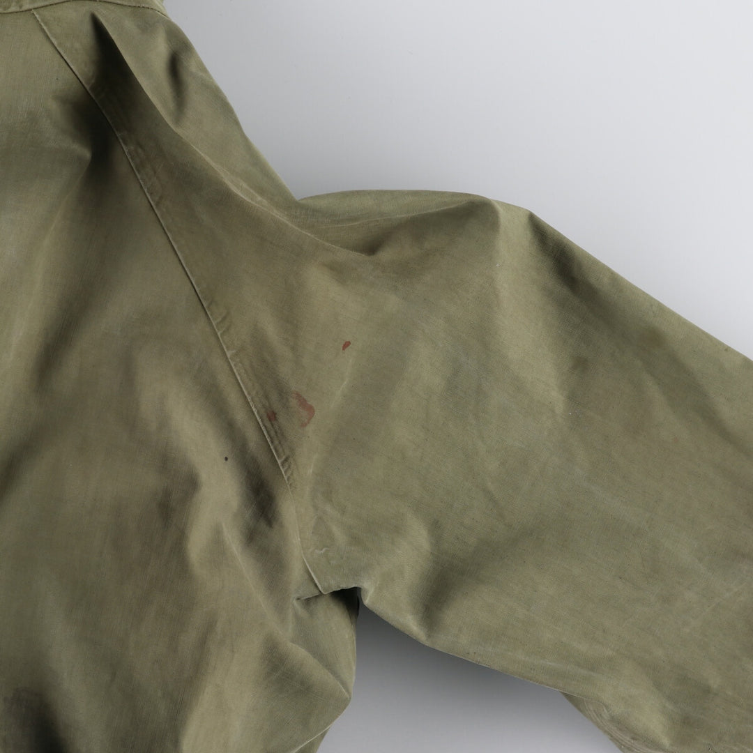 1940'S US Navy Early N-2 Military Deck Parka Made in USA Small Men's S Size Vintage unclear Khaki type Vintage Second Hand