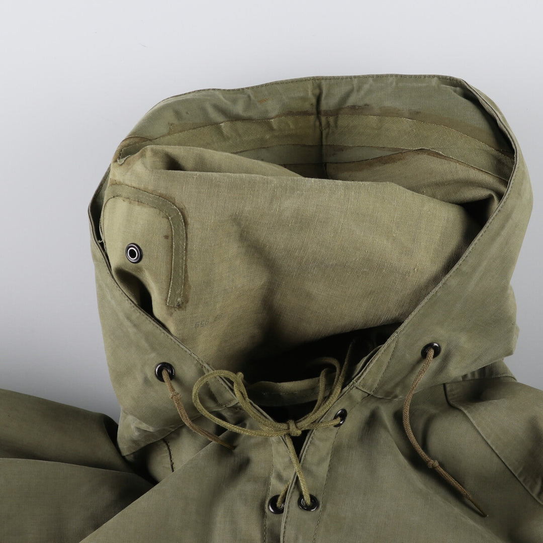 1940'S US Navy Early N-2 Military Deck Parka Made in USA Small Men's S Size Vintage unclear Khaki type Vintage Second Hand