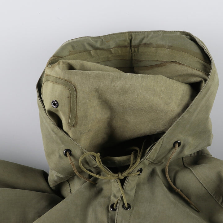 1940'S US Navy Early N-2 Military Deck Parka Made in USA Small Men's S Size Vintage unclear Khaki type Vintage Second Hand