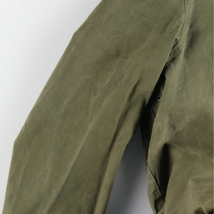 1940'S US Navy Early N-2 Military Deck Rain Parka Made in USA LARGE Men's L equivalent Vintage /evb006214