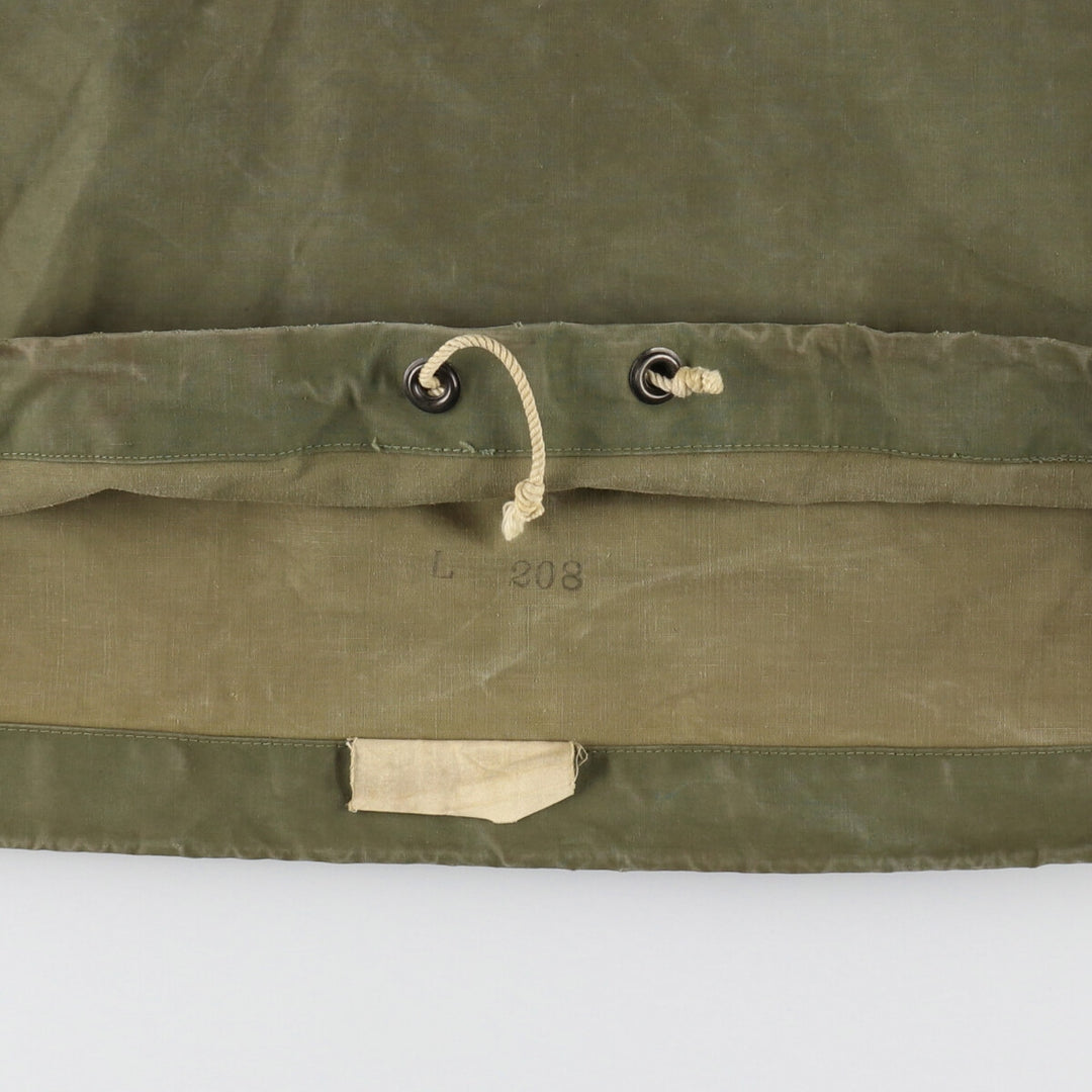 1940'S US Navy Early N-2 Military Deck Rain Parka Made in USA LARGE Men's L equivalent Vintage /evb006214