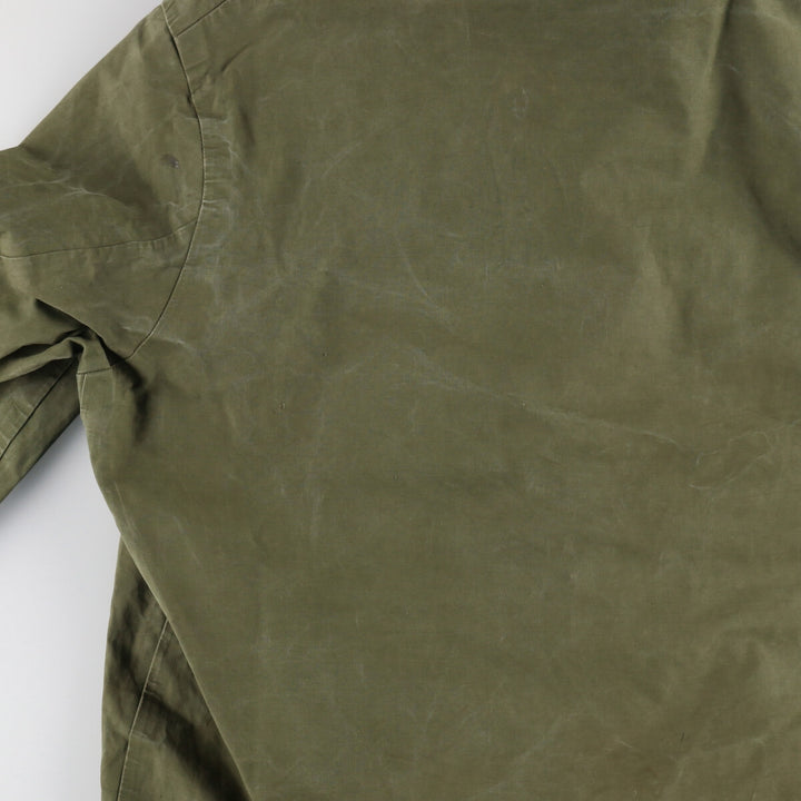 1940'S US Navy Early N-2 Military Deck Rain Parka Made in USA LARGE Men's L equivalent Vintage /evb006214