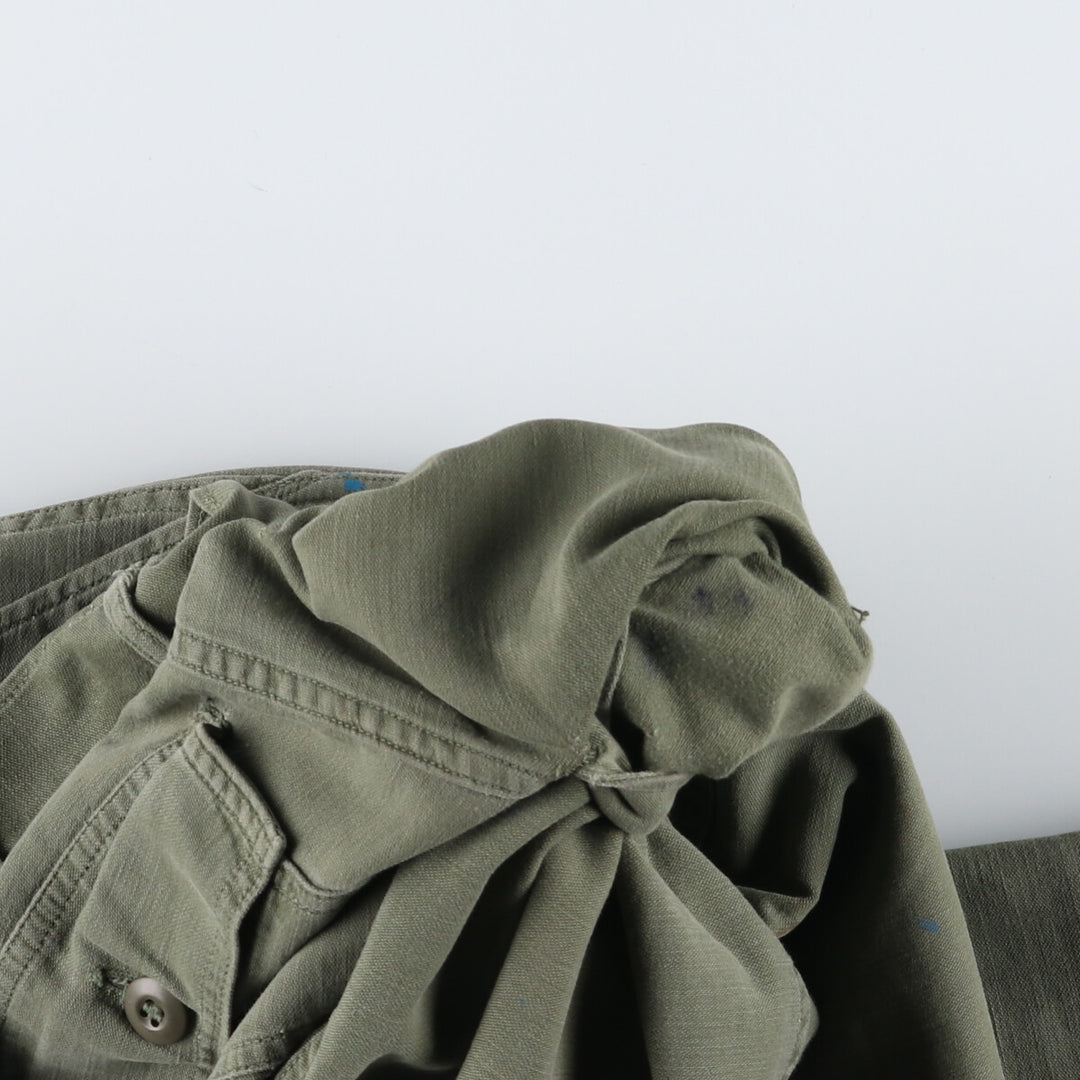 1960'S US military genuine military baker pants made in USA, men's w29 equivalent, vintage unclear Khaki type Vintage Second Hand