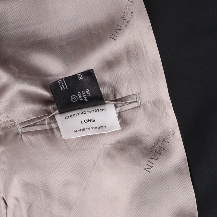 BALMAIN wool tailored jacket, men's size L /evb006240