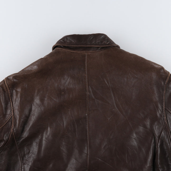 Brooks Brothers Est.1818 Leather Blouson Type Men's L Size /evb006248