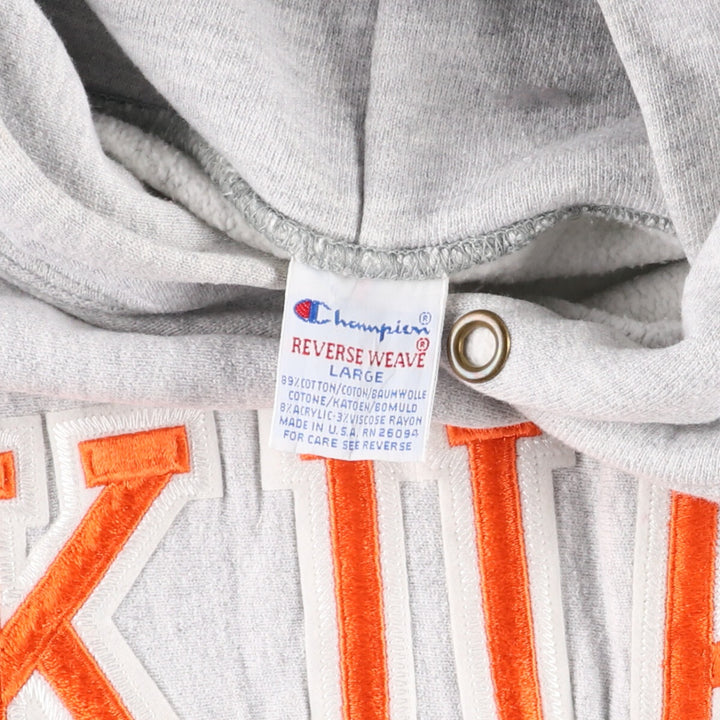 90'S Champion Reverse Weave Sweat Pullover Hoodie Made in USA Men's L Size Vintage /evb006269