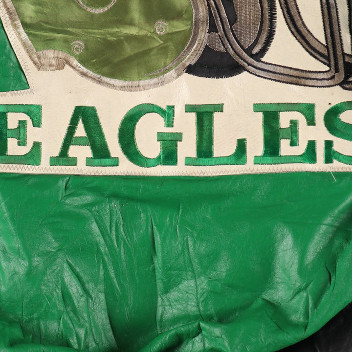 NFL PHILADELPHIA EAGLES Philadelphia Eagles Leather Hoodie Men's XL Vintage /evb006349