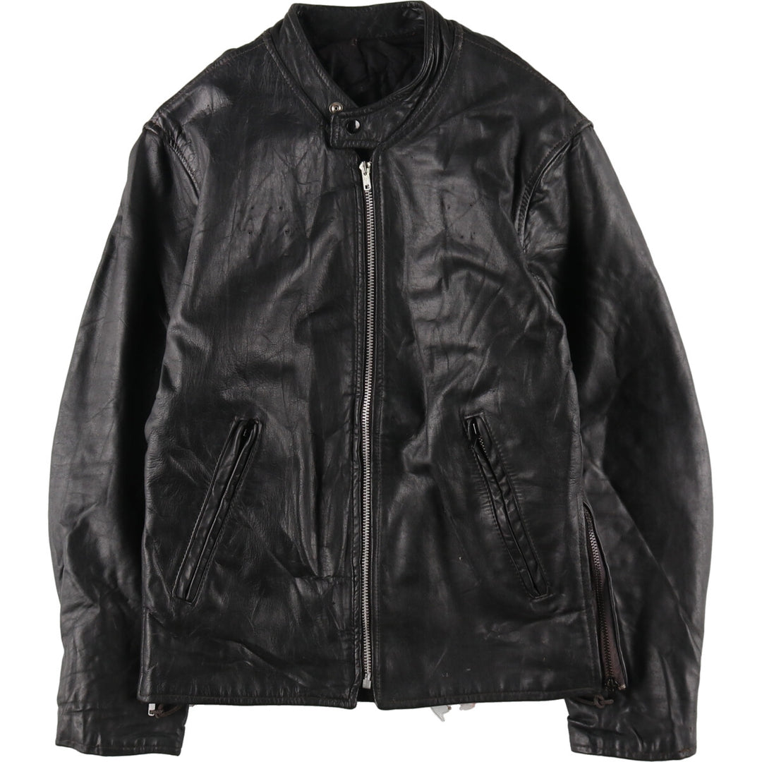 70'S single rider jacket, men's size M, full zip /evb006353