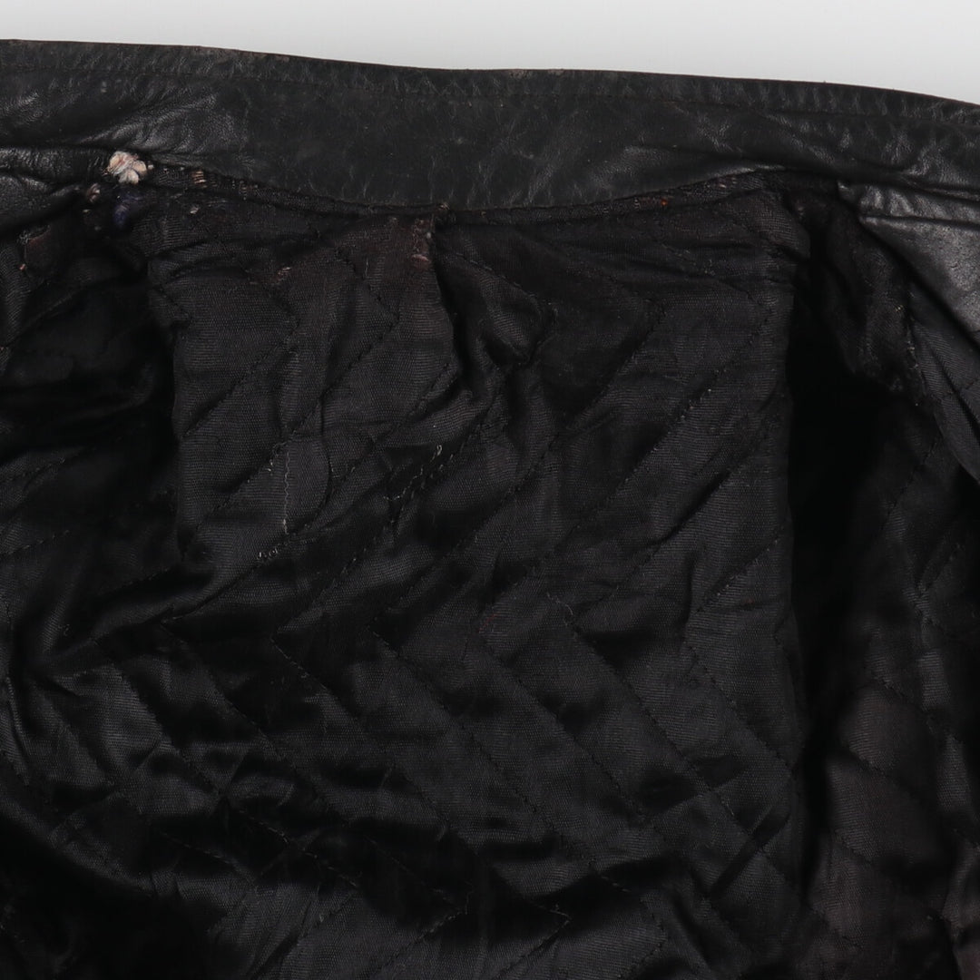 70'S single rider jacket, men's size M, full zip /evb006353