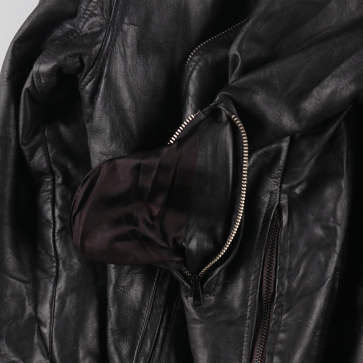 70'S single rider jacket, men's size M, full zip /evb006353