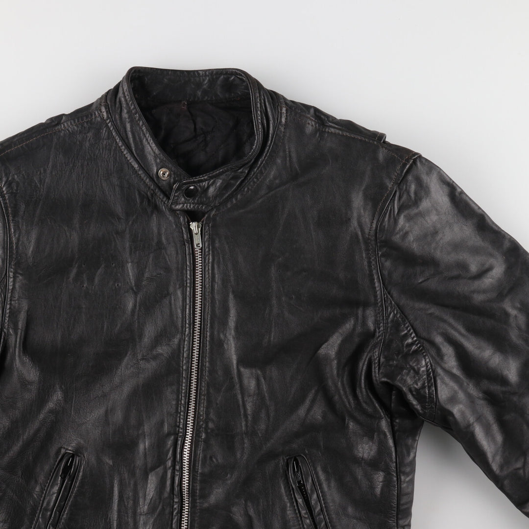 70'S single rider jacket, men's size M, full zip /evb006353