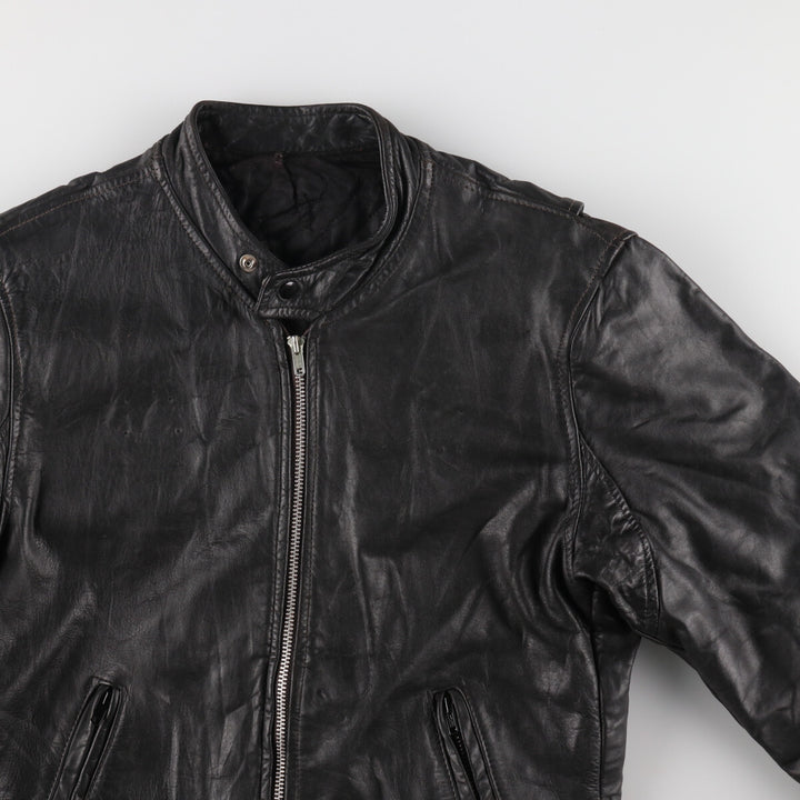 70'S single rider jacket, men's size M, full zip /evb006353