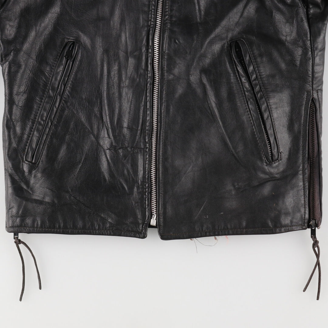 70'S single rider jacket, men's size M, full zip /evb006353