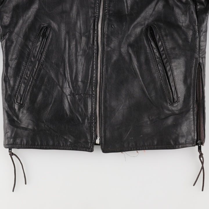 70'S single rider jacket, men's size M, full zip /evb006353