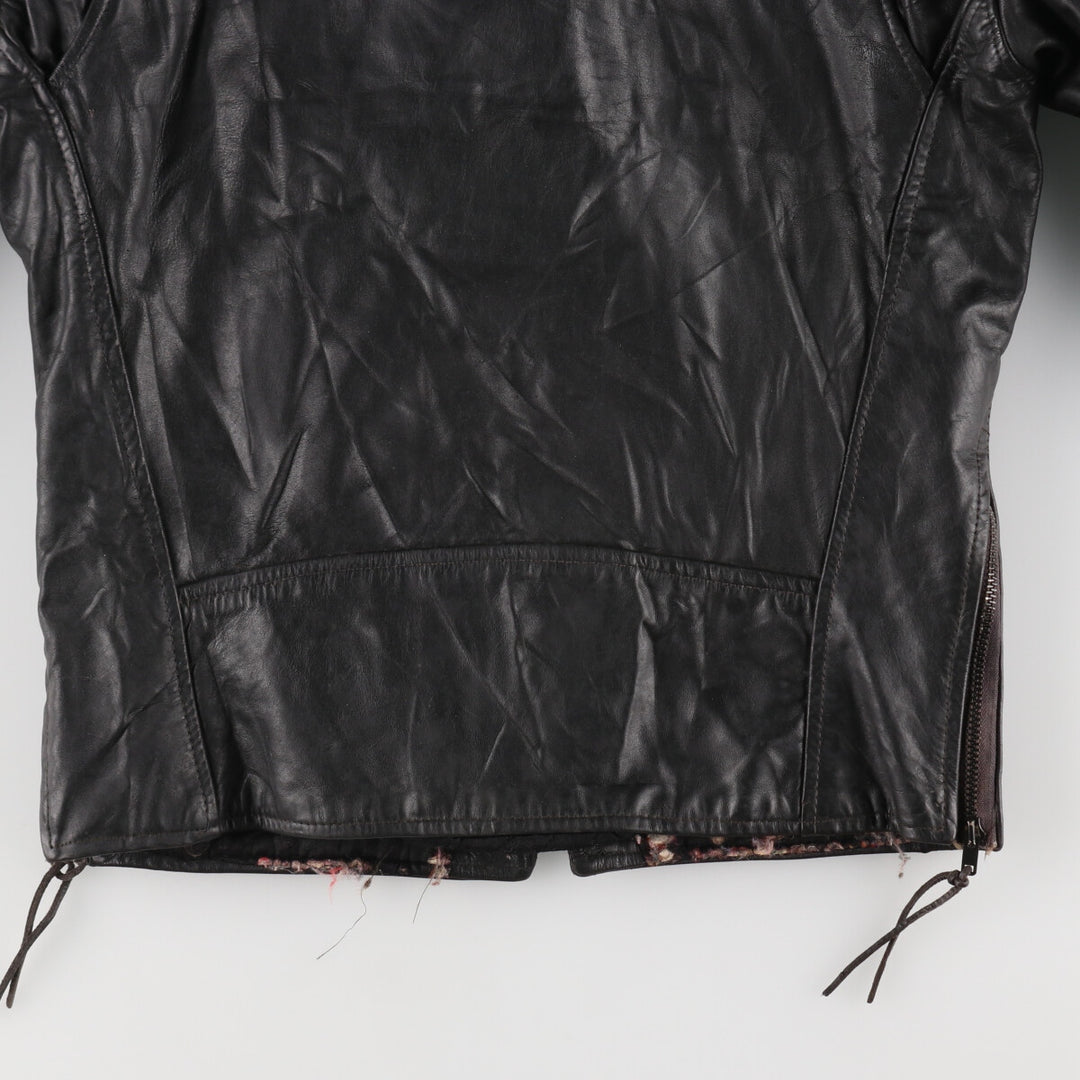 70'S single rider jacket, men's size M, full zip /evb006353