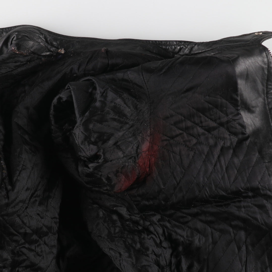 70'S single rider jacket, men's size M, full zip /evb006353