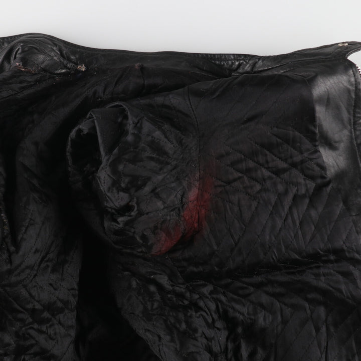 70'S single rider jacket, men's size M, full zip /evb006353