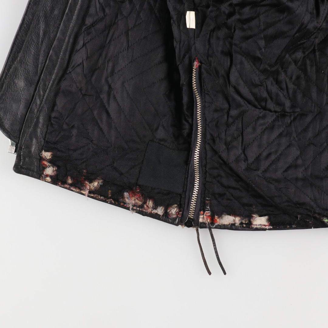 70'S single rider jacket, men's size M, full zip /evb006353