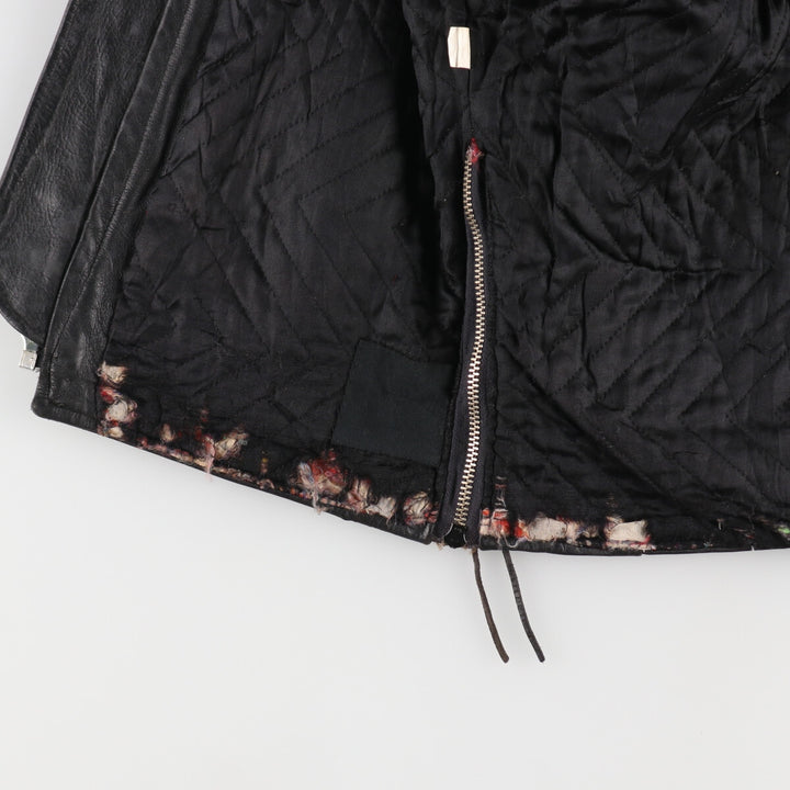 70'S single rider jacket, men's size M, full zip /evb006353