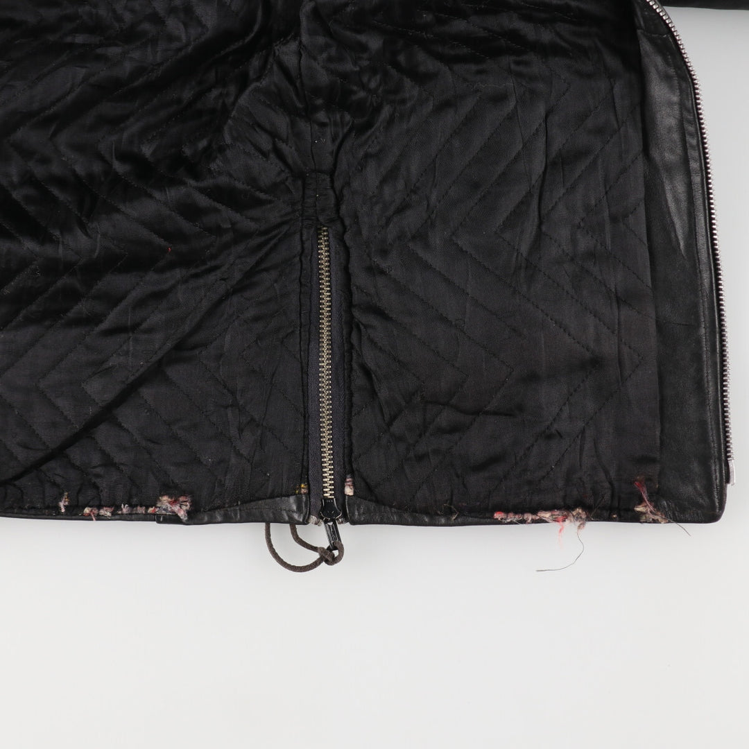 70'S single rider jacket, men's size M, full zip /evb006353