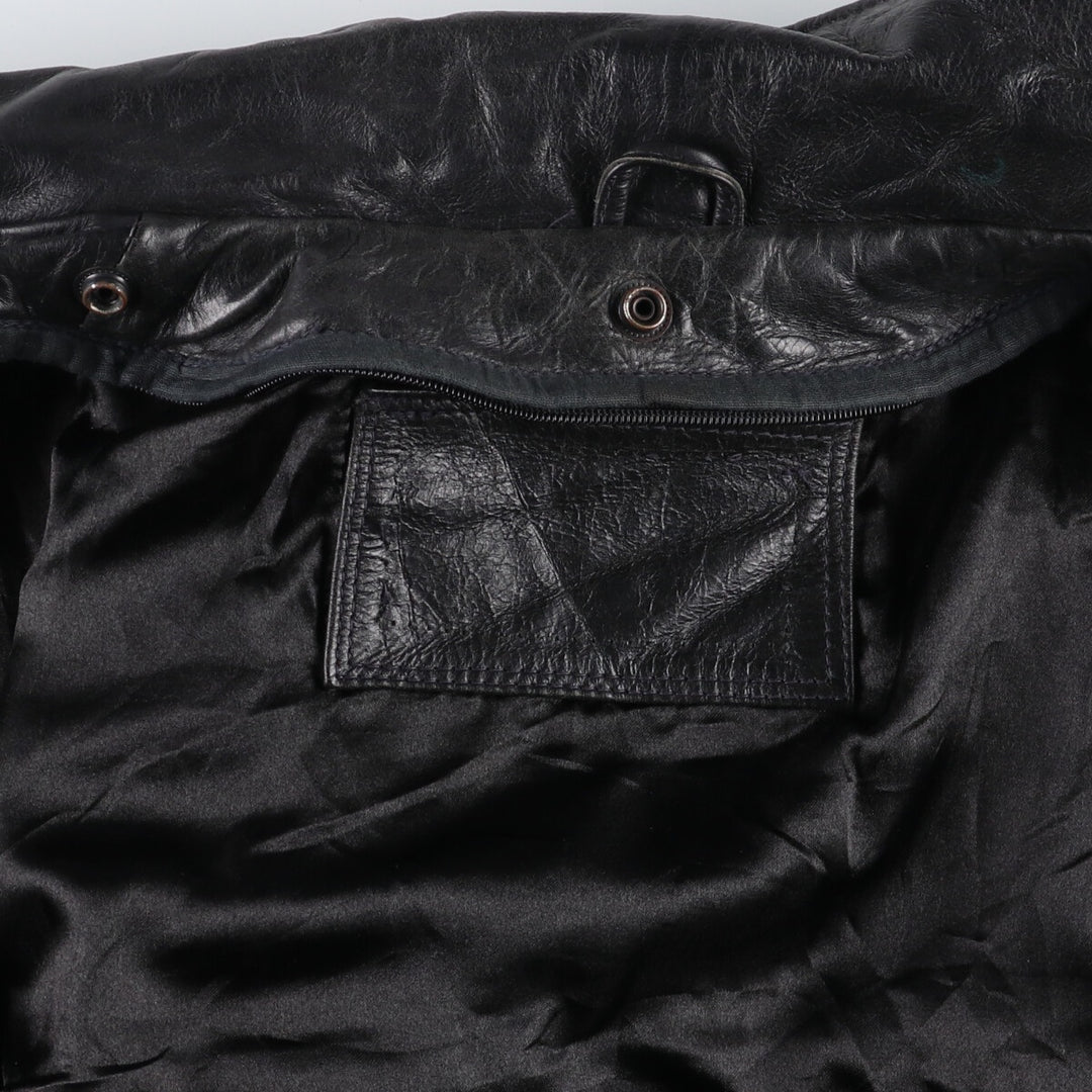 A-2 type leather flight jacket, men's equivalent to XXL /evb006393