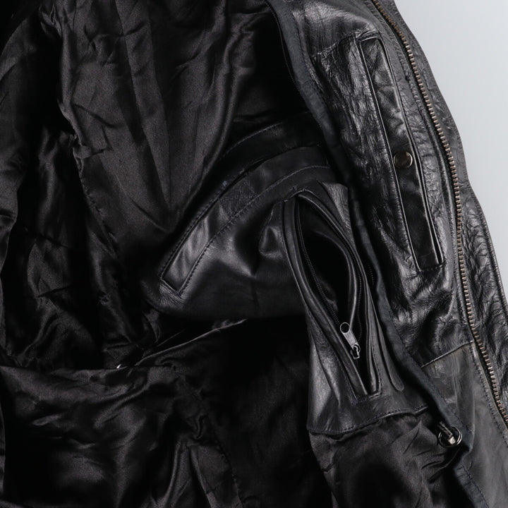 A-2 type leather flight jacket, men's equivalent to XXL /evb006393