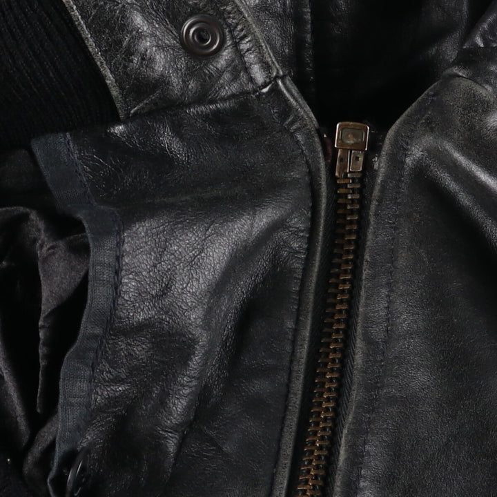 A-2 type leather flight jacket, men's equivalent to XXL /evb006393