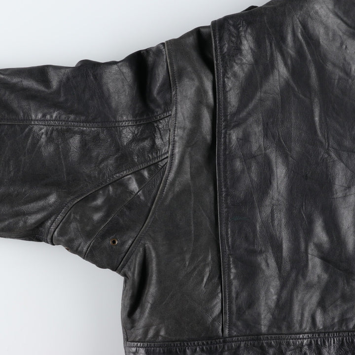 A-2 type leather flight jacket, men's equivalent to XXL /evb006393