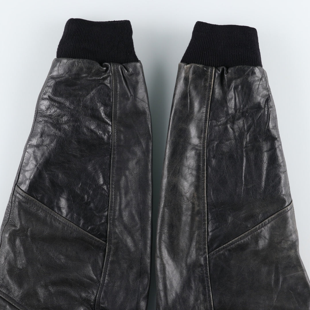 A-2 type leather flight jacket, men's equivalent to XXL /evb006393