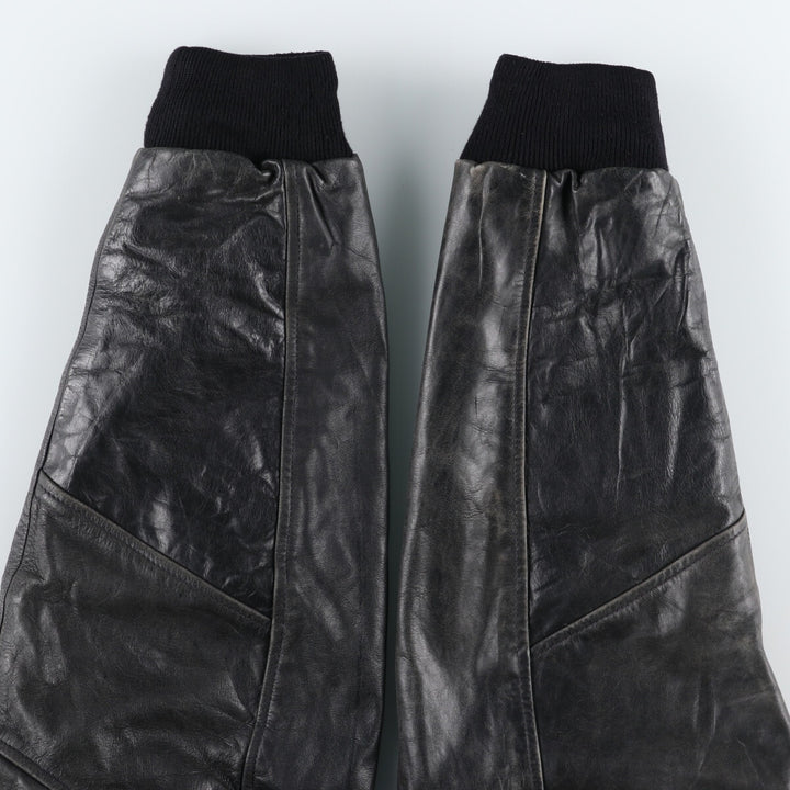 A-2 type leather flight jacket, men's equivalent to XXL /evb006393