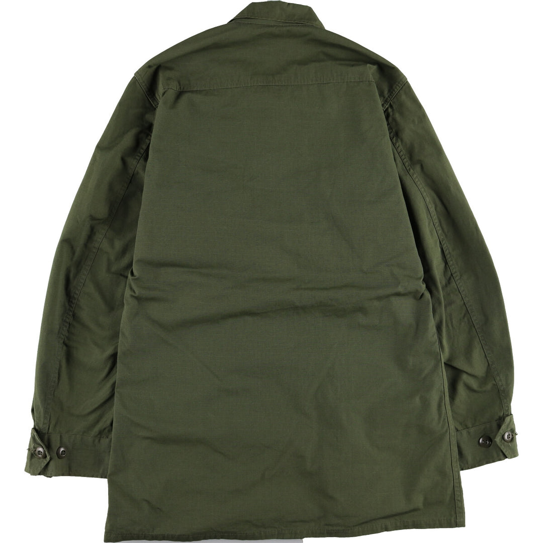 60s-70'S US Military Jungle Fatigue 5th Military Combat Jacket Made in USA SMALL-LONG Men's S equivalent /evb006441