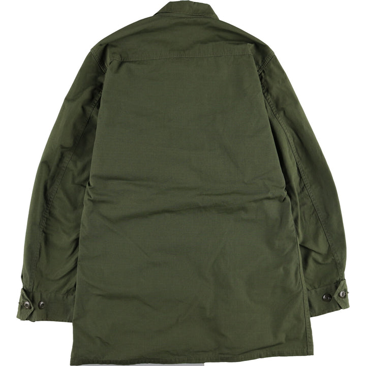 60s-70'S US Military Jungle Fatigue 5th Military Combat Jacket Made in USA SMALL-LONG Men's S equivalent /evb006441