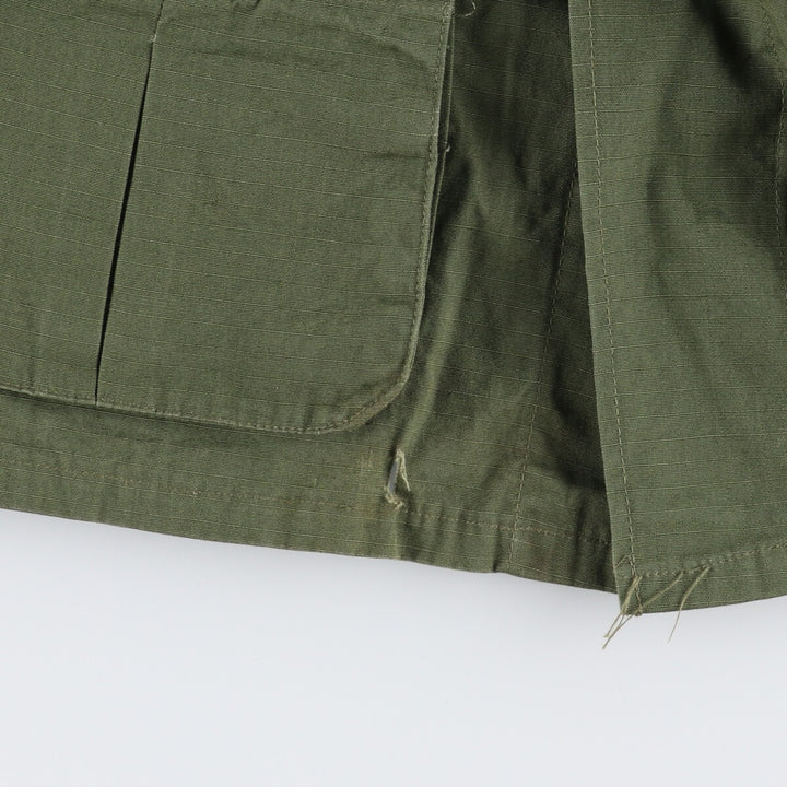 60s-70'S US Military Jungle Fatigue 5th Military Combat Jacket Made in USA SMALL-LONG Men's S equivalent /evb006441