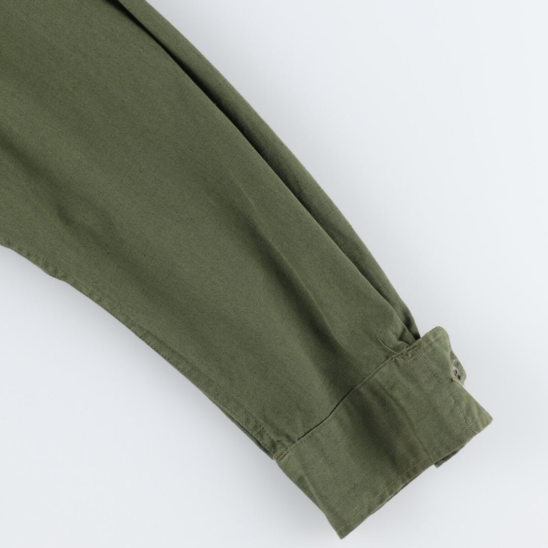 60s-70'S US Military Jungle Fatigue 5th Military Combat Jacket Made in USA SMALL-LONG Men's S equivalent /evb006441