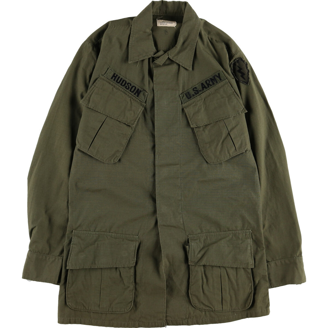 60'S US Military Jungle Fatigue 5th Military Combat Jacket Made in USA X-SMALL-REGULAR Men's XS /evb006443