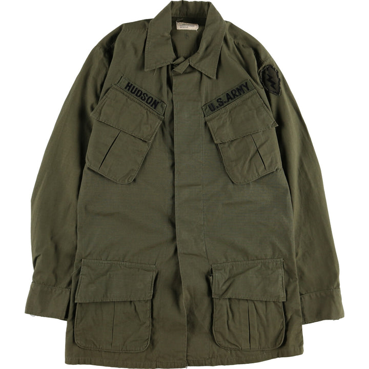 60'S US Military Jungle Fatigue 5th Military Combat Jacket Made in USA X-SMALL-REGULAR Men's XS /evb006443