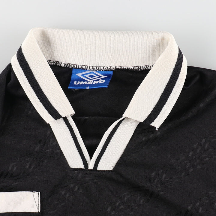 90'S UMBRO Collared Soccer Jersey Game Shirt Made in the UK Men's M Size Vintage /evb006451